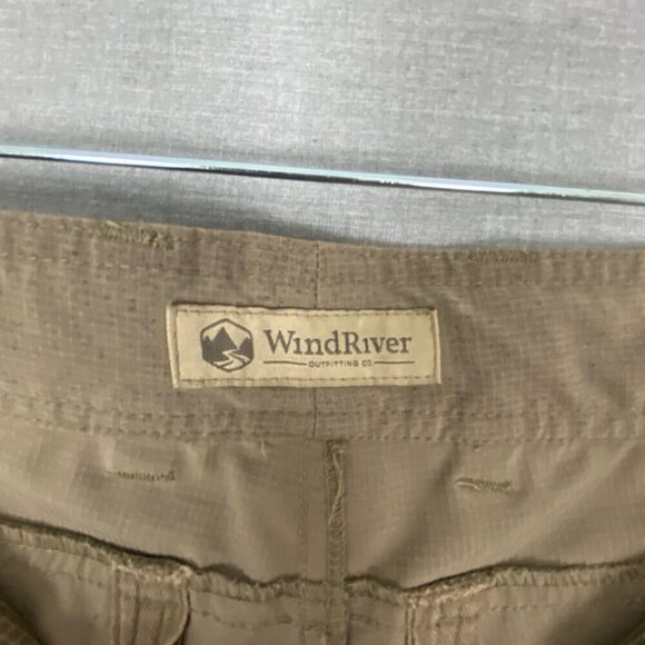 WindRiver Convertible Lightweight Cargo Pants Sz 44 X 32 Zip Pockets and Cuff - Picture 8 of 13